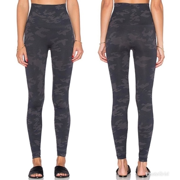 SPANX seamless camouflage leggings high waisted look at me now 9640 - Picture 1 of 10